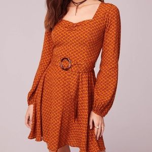 Band of Gypsies “Night Moves” gold print dress